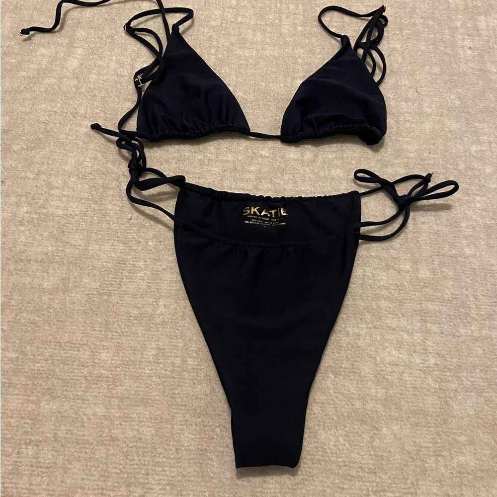 Skatie Midnight Black Bikini Set